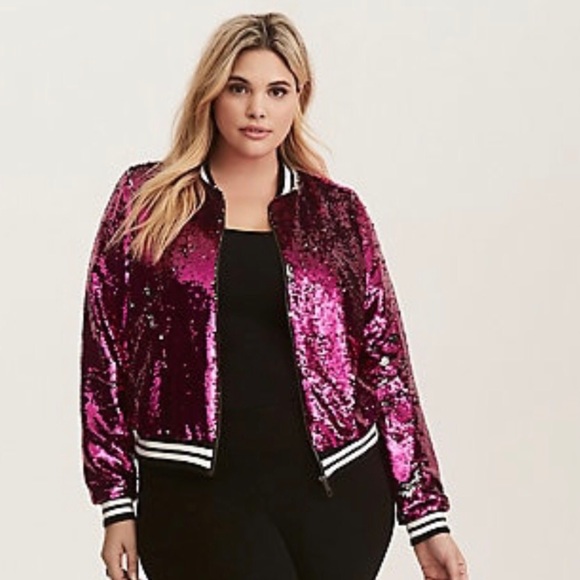 Plus size sequin jacket 3x Clearance